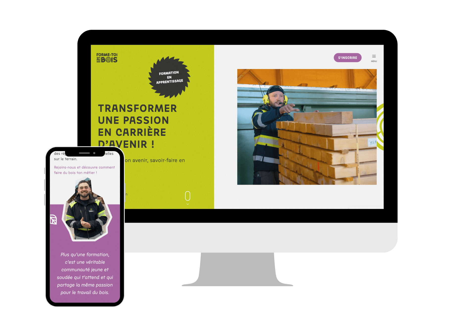 Forme Toi Au Bois Mockup